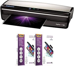 Fellowes 5733503 Laminator Jupiter 2 A3 inclusiv 200 bucăți A4 80 microni pungi de laminare