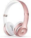 ( O PARTE DEFECTA ) beats Solo3 Wireless Bluetooth On-Ear Headphones - cip Apple W1, Bluetooth clasa 1, 40 de ore de redare - Rose Gold