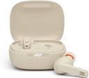 JBL Live Pro+ TWS - Căști in-ear fără fir cu anulare a zgomotului, bej - Baterie cu autonomie de până la 28 de ore - Cu cutie de încărcare inclusă