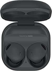 Căști Bluetooth fără fir Samsung Galaxy Buds2 Pro, True Wireless, anulare a zgomotului, carcasă de încărcare, calitate a sunetului, impermeabil la apă, grafit, inclusiv Nukin Clear Case [Exclusiv la Amazon]