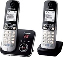 PANASONIC - Panasonic KX-TG6822 Duo Téléphones Sans fil Noir - KX-TG6822FRB (Versiunea franceză)