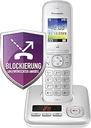 Panasonic KX-TGH720GG Telefon fără fir cu robot telefonic (telefon DECT, radiații reduse, afișaj color, blocarea apelurilor, mâini libere) perlat-argintiu