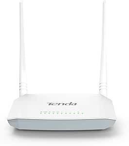 Tenda D301 N300 WLAN Router, Modem Router, 2.4GHz single-band, 2 * 5dBi antene, 4x10/100Mbps LAN/WAN port, WPS, IPTV, WPA2, suportă ADSL2/2+ standard, acoperire mai largă, Alb