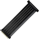 Cooler Master MasterAccessory cablu riser PCIe 4.0 x16 300 mm V2 - ecranat EMI, cablu TPE ultra-flexibil, sloturi PCI întărite, conectori cu pini aurii, carcasă de protecție ABS - Negru