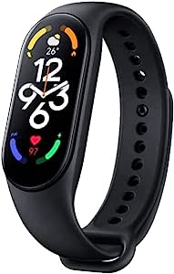 Xiaomi Mi Smart Band 7 brățară de fitness Xiaomi Mi Smart Band 7, rezistent la apă 5 ATM, monitorizare frecvență, ecran AMOLED, 180 mAh, 12 moduri de antrenament