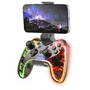 MarsGaming MGP-BT, controler Bluetooth wireless, neon RGB, adaptor smartphone, giroscop și vibrații haptice, joystick-uri analogice, gamepad pentru Switch, PC, Mac, Android, iOS, Raspberry Pi, PS3