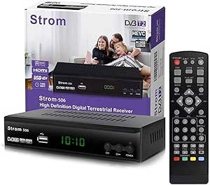 hd-line Stream 506 Receptor DVBT-2 Receptor digital DVBT/T2 - Compatibil Home Cinema - (HDMI 2.0, SCART, USB 2.0, Full HD 1080P) HEVC/H.265 - H.264 / MPEG2 - MPEG4 İnstalare automată Negru