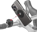 Inovație franceză Shapeheart, suport magnetic pentru telefonul de bicicletă cu placă metalică extra-subțire. Suport de telefon mobil pentru biciclete electrice, biciclete, scutere, mountain bike-uri... Accesorii pentru bicicletă