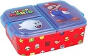 Super Mario : Cutie sandwich pentru copii cu 3 compartimente - cutie pentru gustări - cutie de prânz decorată