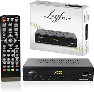 LEYF PA-2211 Receptor cablu DVB-C Digital Cable TV Full HD TV (DVB-C / C2, HDTV, DVB-T / T2, HD, SCART, USB) TV prin cablu pentru toți furnizorii de cablu