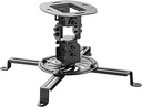 suport de tavan conecto pentru proiector, înclinabil (+/-15°), pivotant 360°, rotativ 360°, distanță tavan 15cm, sarcină max. 13.5kg, interval de montare universal 5.4-32 cm, negru SA-CC50280-B