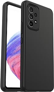 OtterBox Husă elegantă pentru Samsung Galaxy A53 5G, anti-șoc, anti-cădere, ultra-subțire, husă de protecție, testată la standarde militare, negru, fără ambalaj