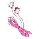 Konix Unik căști in-ear cu fir pentru smartphone-uri și tablete - Microfon integrat - Cablu de 1,2 m - Conexiune jack - Motiv unicorn