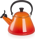 Ceainic Le Creuset Kone cu țeavă, din oțel emailat, 1,6 L, roșu, 92000200090000