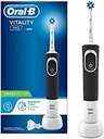 Periuță de dinți electrică Oral-B Vitality 100, 1 program de curățare, cronometru, 1 periuță CrossAction, cadou bărbat/femeie, negru