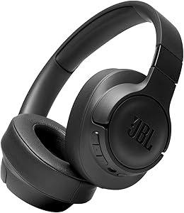 JBL Tune 760 NC - Căști Bluetooth over-ear de culoare neagră cu anulare activă a zgomotului - Căști fără fir cu sunet JBL Pure Bass - Durată lungă de ascultare a muzicii de până la 35 de ore