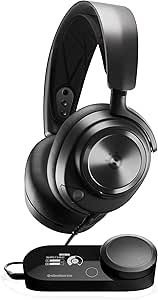 SteelSeries Arctis Nova Pro - Cască de gaming multi-sistem - Hi-Res Audio - 360° Surround Sound - GameDAC Gen 2 - Microfon ClearCast Gen 2 - PC, PS5, PS4, Switch