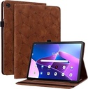 Capac pentru Lenovo Tab M10 Plus 3rd Gen 10.6 inch 2022 Capac de protecție rezistent la șocuri cu funcție Auto Wake/Sleep Band Elastic Tablet Cover pentru Lenovo Tab M10 Plus 3rd Gen 10.6 inch Brown