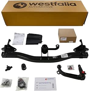 Bara de remorcare detașabilă Westfalia pentru Jeep Renegade (BJ 07/2014-08/2018) - Ca un set cu kit de cablaje Westfalia cu 13 pini specific vehiculului