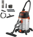 ( LIPSA MOTOR ) BLACK+DECKER BXVC30XTDE aspirator umed și uscat cu priză integrată pentru unelte electrice (1600 W, 30 litri)