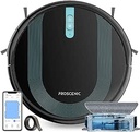 Proscenic 850T Wi-Fi Wi-Fi Robot Vacuum Cleaner, control Alexa & Google Home & App Control, aspirator robot cu funcție de mopping, putere de aspirare de 3000Pa pe covoare și podele dure, negru+albastru