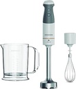 Blender de mână Kenwood HBM40.002WH, inclusiv mixer și cană de măsurare, funcție turbo, tehnologie SureGrip, motor 850W, alb/gri