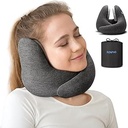 RENPHO Neck Pillow Airplane, pernă confortabilă pentru gât Adult Memory Foam, pernă de călătorie Airplane Pillow, pernă pentru gât Travel, Neck Pillow Car Adjustable, pernă de călătorie, pernă pentru gât
