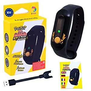 Pocket Auto Catch LIGHTNING 2020 pentru Pokémon Go (alternativă multicoloră cu un singur LED pentru Go Plus & Go-Tcha Evolve & Reviver) rezistent la apă / rezistent la praf