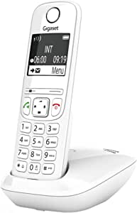 Gigaset AS690, telefon fără fir - ecran mare, cu contrast ridicat - calitate audio strălucitoare - profiluri de sunet reglabile, funcție hands-free - protecție la apeluri, alb