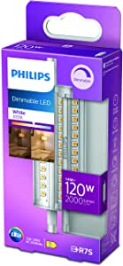 Lampă Philips cu tijă LED R7S, 120 W, 118 mm, formă de tijă, reglabilă, alb neutru