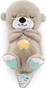 Fisher-Price FXC66 - Cutia muzicală de pluș cu vidră somn, cu muzică liniștitoare și mișcări ritmice pentru a te calma, jucărie pentru bebeluși de la naștere ,1 bucată (pachet de 1)