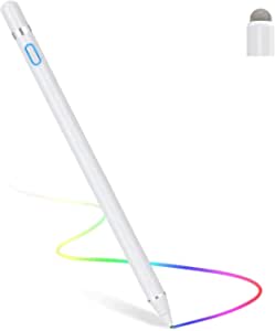 Rpanle Stylus Pen, stilou stilou reîncărcabil stilou activ stilou capacitiv stilou tactil stilou cu vârf fin de 1,5 mm compatibil cu tablete / Lenovo / Huawei / HTC / Pixel (alb)