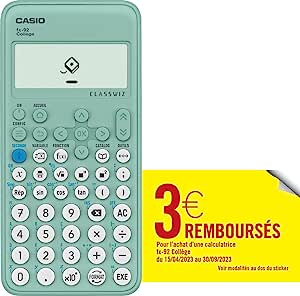 Casio Calculator școlar Casio FX-92 College Classwiz