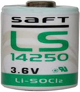 Saft LS14250 Baterie litiu 1/2AA 3,6 volți, 3,6 V, clorură de litiu tionilic