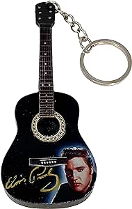 Wooden Acoustic Guitar Keychain Elvis Presley EGK-1389 Muzica cadou