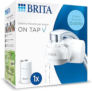 Sistem de filtrare a apei BRITA ON TAP V incl. 1x filtru V - pentru apă durabilă cu cea mai bună aromă direct de la robinet