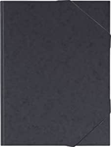 Brunnen 104708390 Dosar (A3, carton, cu bandă elastică) negru