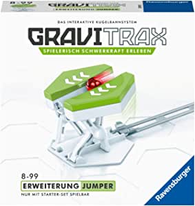 Ravensburger GraviTrax extension Jumper - Accesoriu ideal pentru curse spectaculoase de marmură, jucărie de construcție pentru copii de peste 8 ani