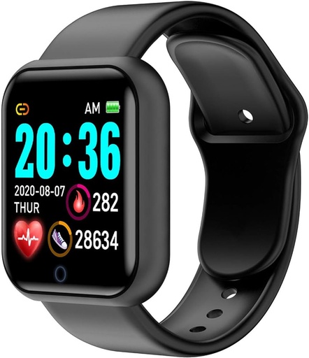 ZJSJRJ Smartwatch pentru femei și bărbați, ceas inteligent impermeabil IP68, brățară pentru activități sportive cu monitor de somn, monitor de ritm cardiac, ceas fitness cu ecran tactil pentru iOS și Android