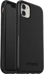 Carcasă OtterBox Symmetry pentru iPhone 11, carcasă de protecție subțire, rezistentă la șocuri, rezistentă la căderi, testată de 3 ori conform standardelor militare, neagră, fără ambalaj de vânzare cu amănuntul
