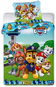 Patrula PAW Patrol Lenjerie de pat pentru copii PAW288 100 x 135 + 40 x 60 cm