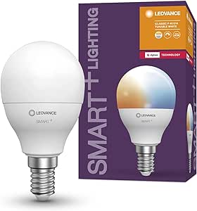 LEDVANCE SMART+ formă mini-ball cu tehnologie ZigBee P40 E14 Tunable White 2700 - 6500K