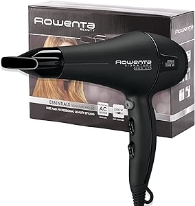 Uscător de păr Rowenta CV7810F0, 2.200 W, efect antistatic, 2 setări de viteză, oferă strălucire