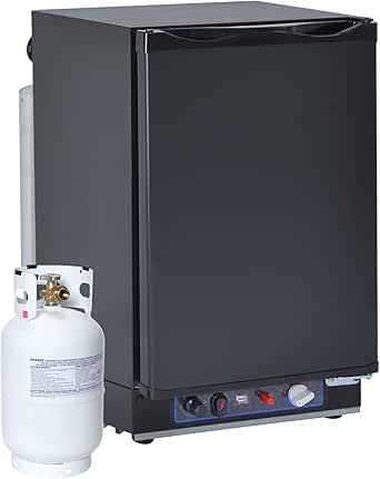Frigider cu gaz SMETA, frigider de camping 12V 230V cu gaz, frigider 12v, frigider de camping cu gaz, frigider cu gaz 40L, ușă reversibilă pentru rulote [clasa energetică G]