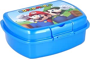 Cutie de prânz pentru copii cu blocare de siguranță - Super Mario