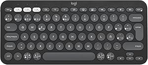 Logitech Pebble Keys 2 K380s - QWERTY Layout spaniol, grafit