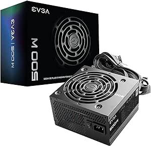 ( NU PORNESTE )EVGA 500 W1, 80+ WHITE 500W, 3 ani garanție, sursă de alimentare 100-W1-0500-K2