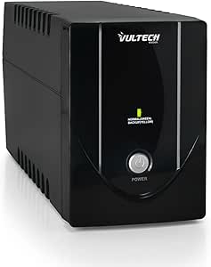 Vultech Ups650Va-Lite Uninterruptible Power Supply Offline, negru