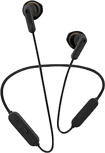 JBL TUNE 215 BT - Căști in-ear Bluetooth negre - Sunet bas sonor fără cablu - Până la 16 ore de redare cu o singură încărcare