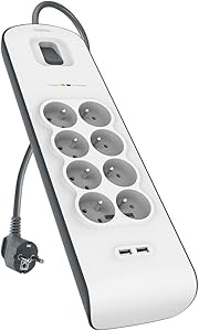 Belkin 8 PRS 900J+CORDON2M 2X2.0 2.4A